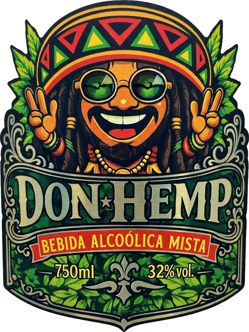 Logo Don Hemp — bebida alcoólica mista, 750 ml, 32% vol.